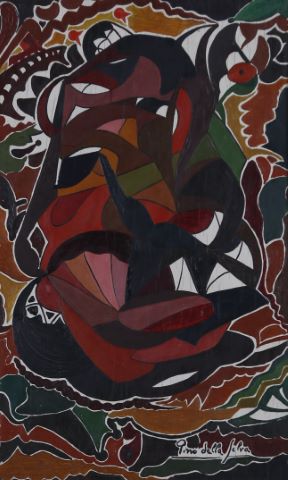 Pino Della Selva (1904-1987) Monstre de fer