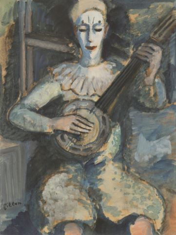 Arthur Fillon (1900-1974) Le Clown Auguste...