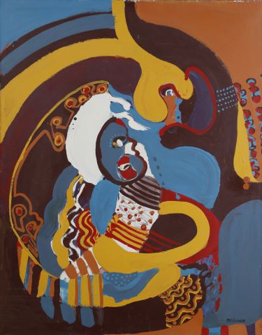 Claude Boussier (né en 1925) Hommage à Picasso