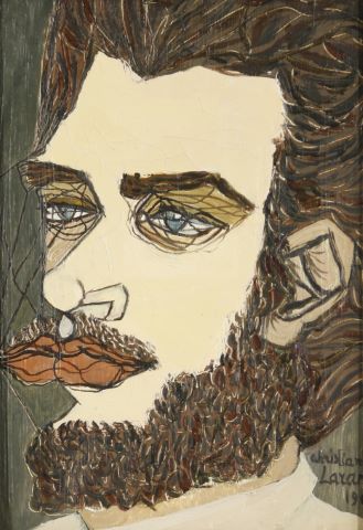 Christiane Laran (née en 1922) Portrait d’homme
