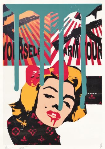 Death NYC (né en 1979) Marilyn x Vuitton
