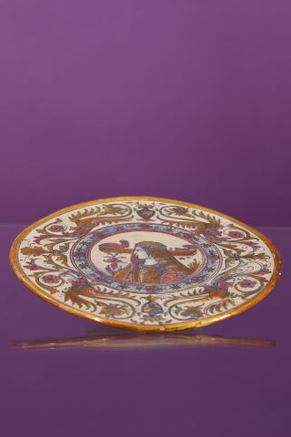Alfredo Santarelli (1877-1957) Plat décoratif