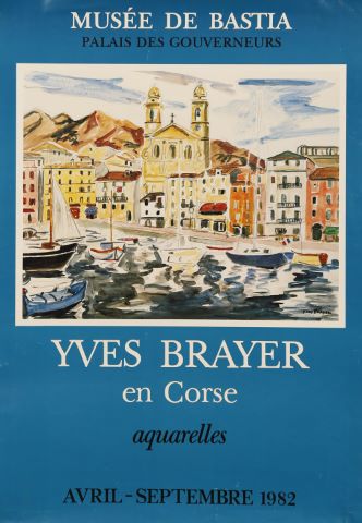 Lot de 9 affiches d’exposition