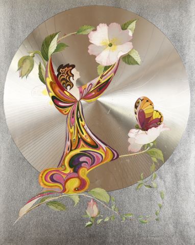 Nymphe à la rose