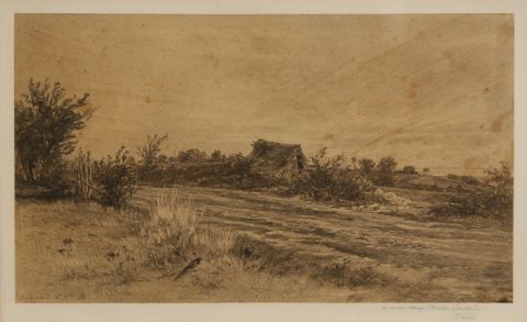 Jules David (1808-1892) La Cahute