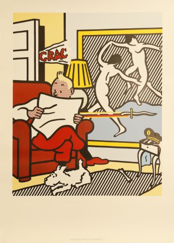 Tintin reading