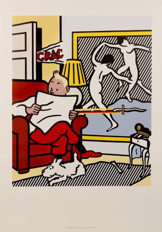 Tintin reading