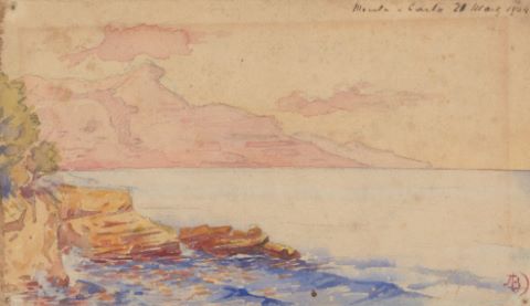 4 dessins de paysages