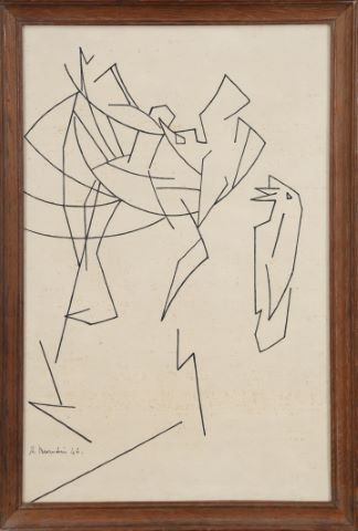 André Beaudin (1895-1979) Dessin pour voir