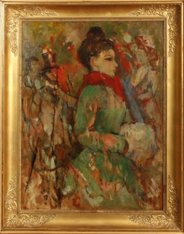 Léopold Reigner (1897-1981) Femme au patchwork