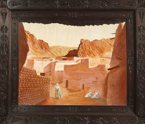J. S. Paysage animé d’El Kantara (Algérie)