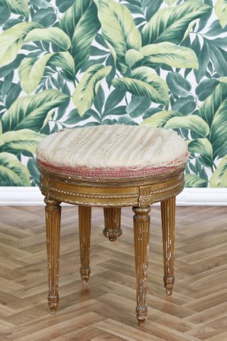 Tabouret de piano quadripode