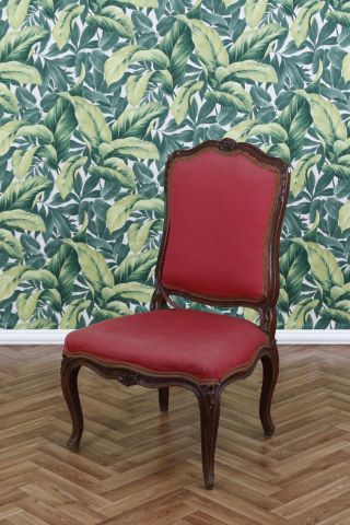 Chaise à la reine à dossier plat