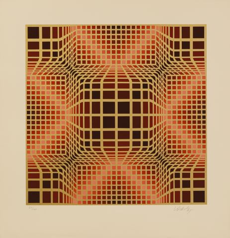Victor Vasarely (1906-1997) Composition