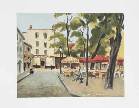 Louis Toffoli (1907-1999) Place du Tertre