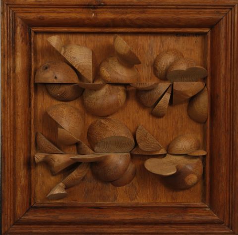 Philolaos (1923-2010) Composition double au bois...