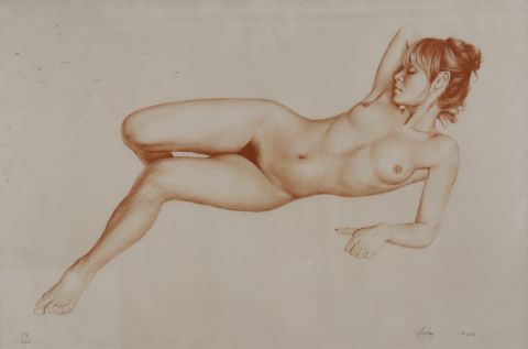 Nue allongée