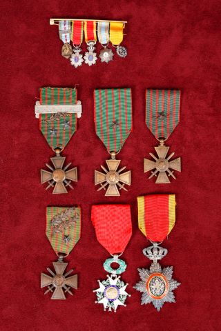 10 médailles et une barrette