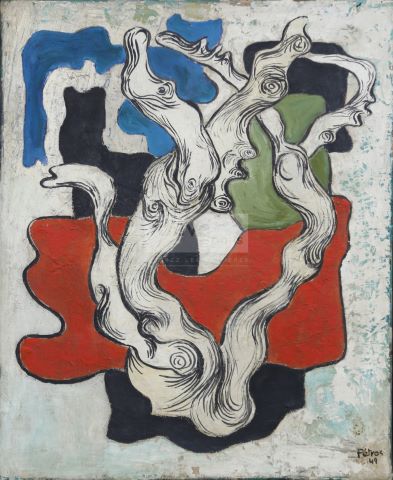 Composition à la branche ou le Cep de vigne