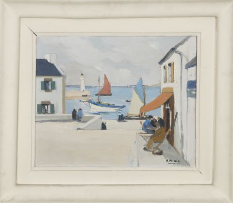 Hameau breton en bord de mer
