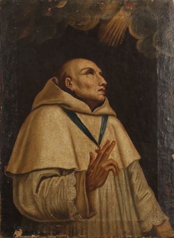 Moine touché par le saint Esprit