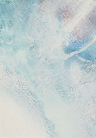 Composition blanc-bleu
