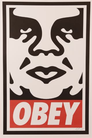 Shepard Fairey (né en 1970) Obey Icon
