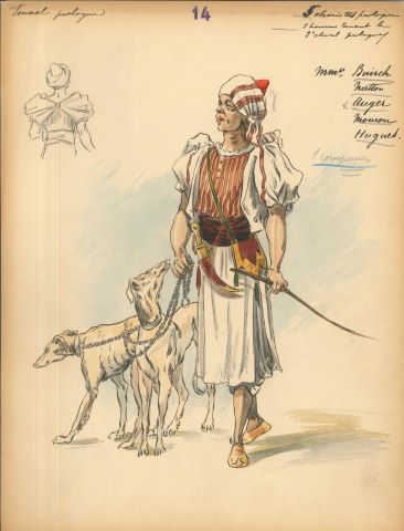 Attribué à Lucien Jusseaume (1851-1925) La Fille...