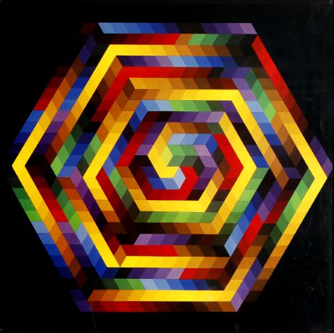 Victor Vasarely (1906-1997) Composition