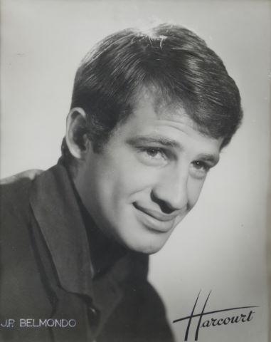 Portraits de Jean-Paul Belmondo et de Jean Seberg