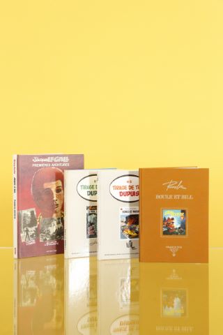 3 Tirages de têtes Dupuis et un album