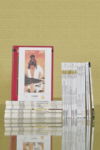 30 albums (Blueberry, Thorgal, XIII, Jess Long)