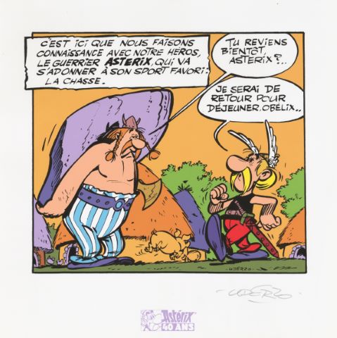 Albert Uderzo (né en 1927) Les 40 ans d’Astérix