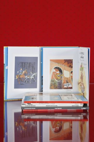 7 albums avec ex-libris signés