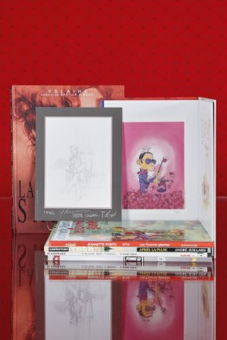 6 albums avec ex-libris signés