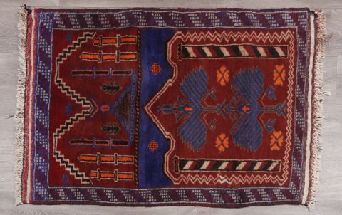 Tapis Beloutch de forme prière