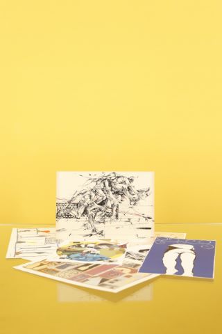 Lot de 12 cartes de vœux d’artistes