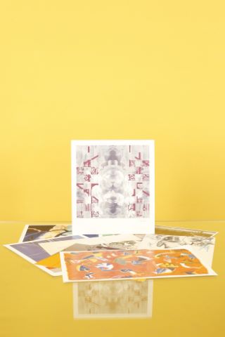 Lot de 14 cartes de vœux d’artistes