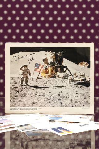 Ensemble de documents relatifs aux missions Apollo 13, 15, 17…