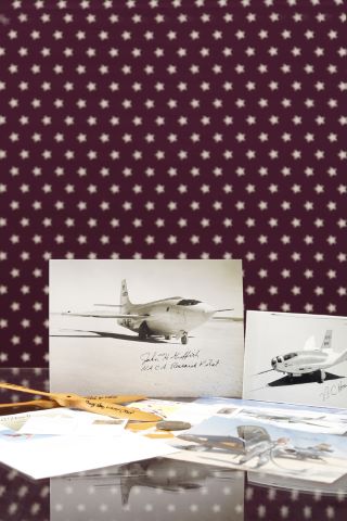 Ensemble d’autographes de pilotes militaires et de pilotes d’essai