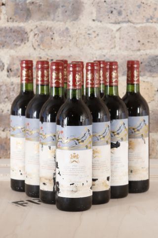 Château Mouton Rothschild, Pauillac 10 bouteilles...