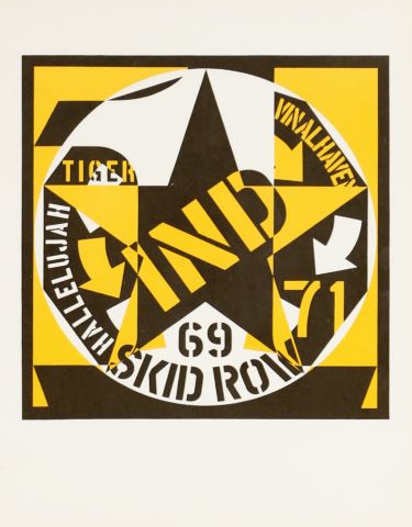 Robert Indiana (né en 1928) Self Portrait '69