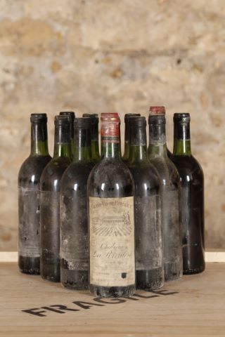Ensemble de 12 bouteilles comprenant :