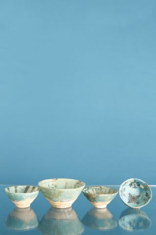 Ensemble de 4 coupes évasées