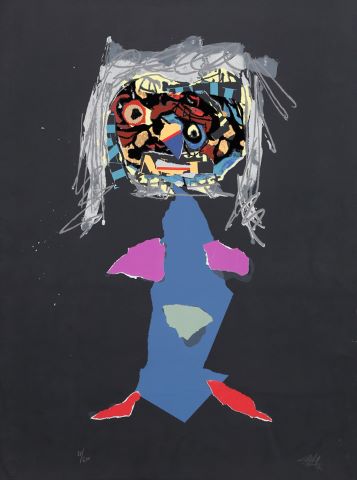 Antonio Saura (1930-1998) Personnage