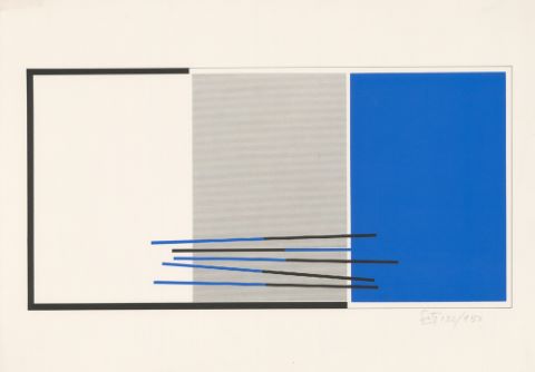 Jesus Rafael Soto (1923-2005) Vibration bleue