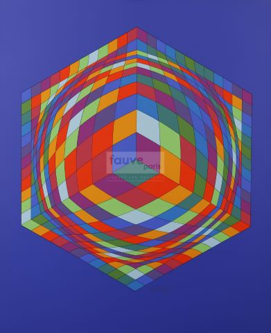 Victor Vasarely (1906-1997) Bi Ga