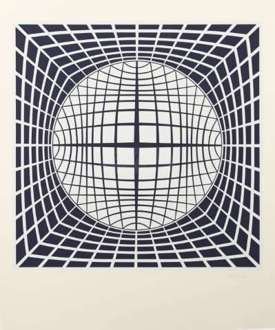 Victor Vasarely (1906-1997) Ter-Ur-NB-2