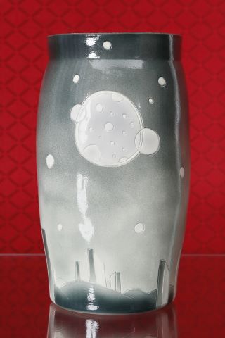 Jean-Michel Folon (1934-2005) Vase 10B