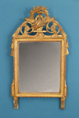 Miroir à fronton